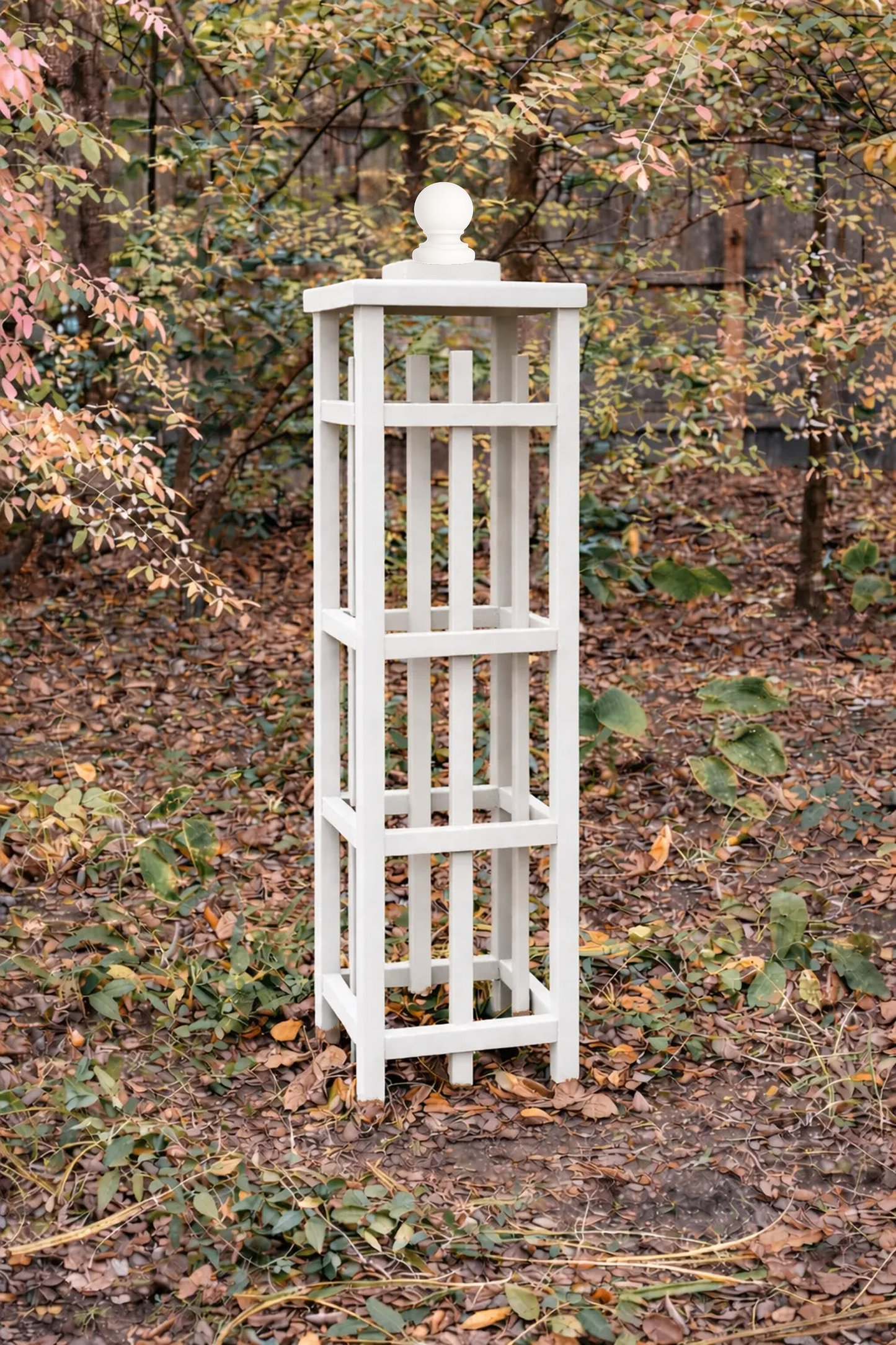Custom Cedar Obelisk
