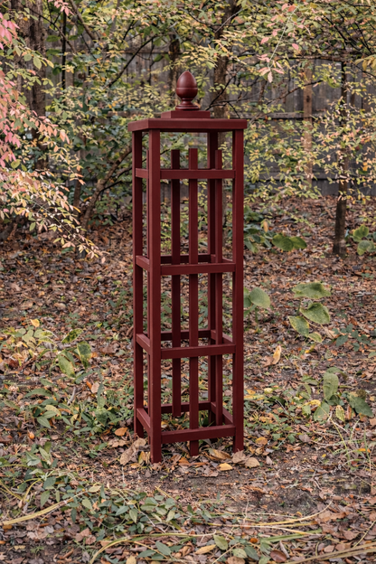Custom Cedar Obelisk