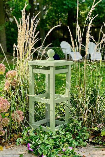 Custom Cedar Obelisk