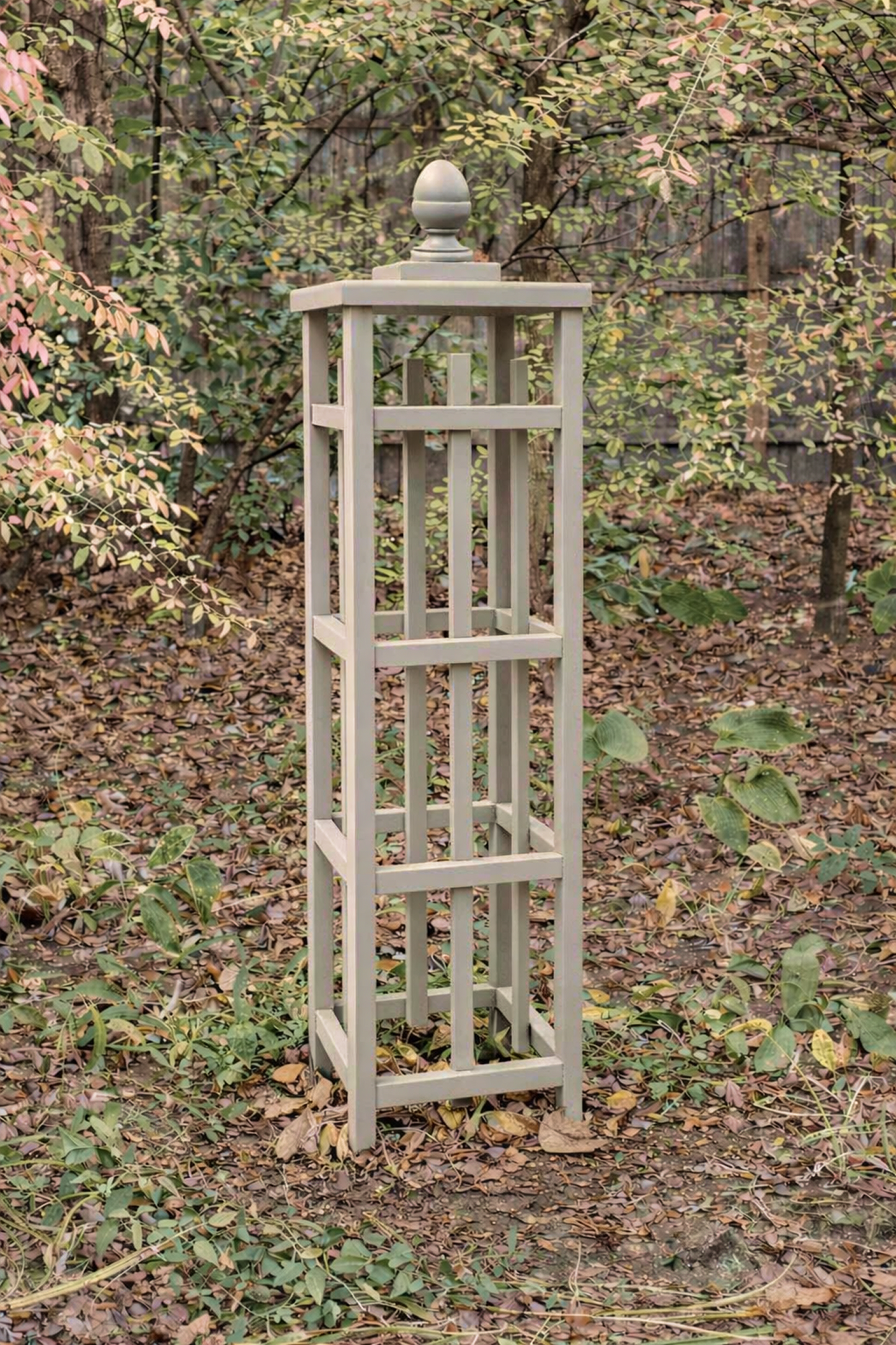 Custom Cedar Obelisk