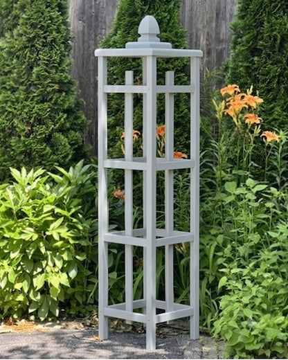 Custom Color Cedar Obelisk