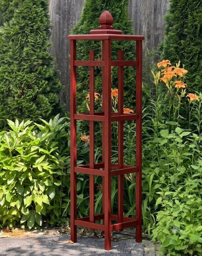 Custom Color Cedar Obelisk