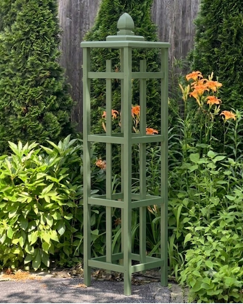 Custom Color Cedar Obelisk