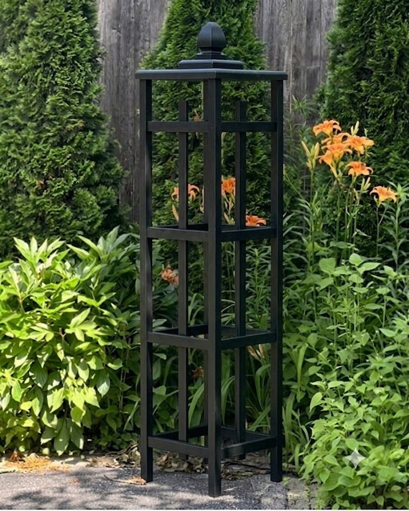 Custom Color Cedar Obelisk