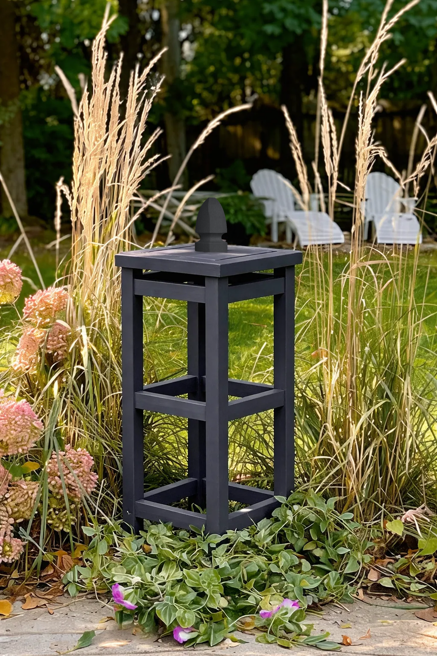 Custom Cedar Obelisk