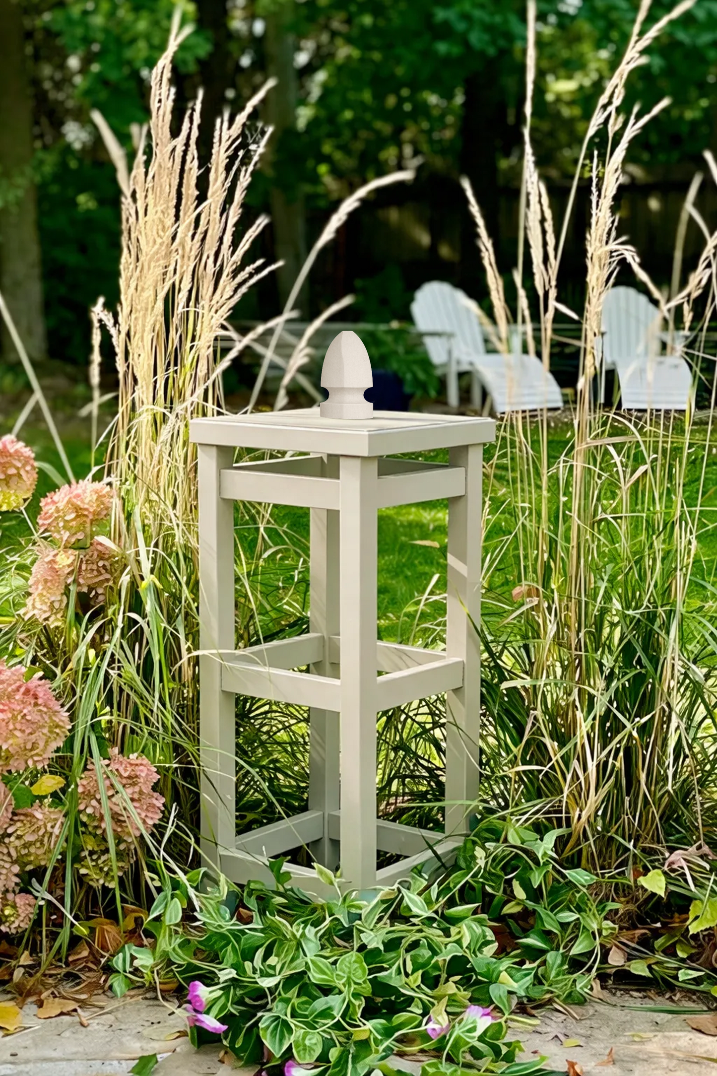 Custom Cedar Obelisk