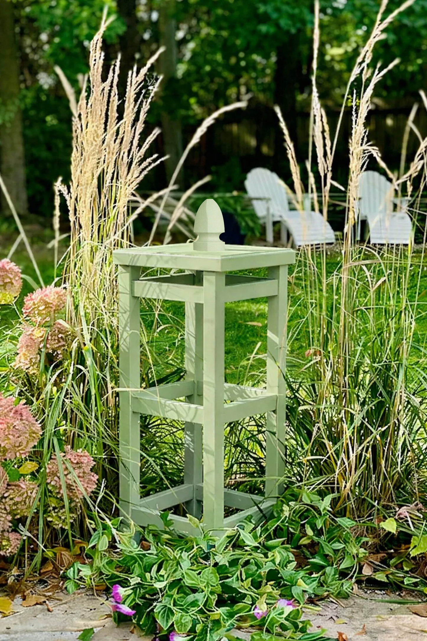 Custom Cedar Obelisk