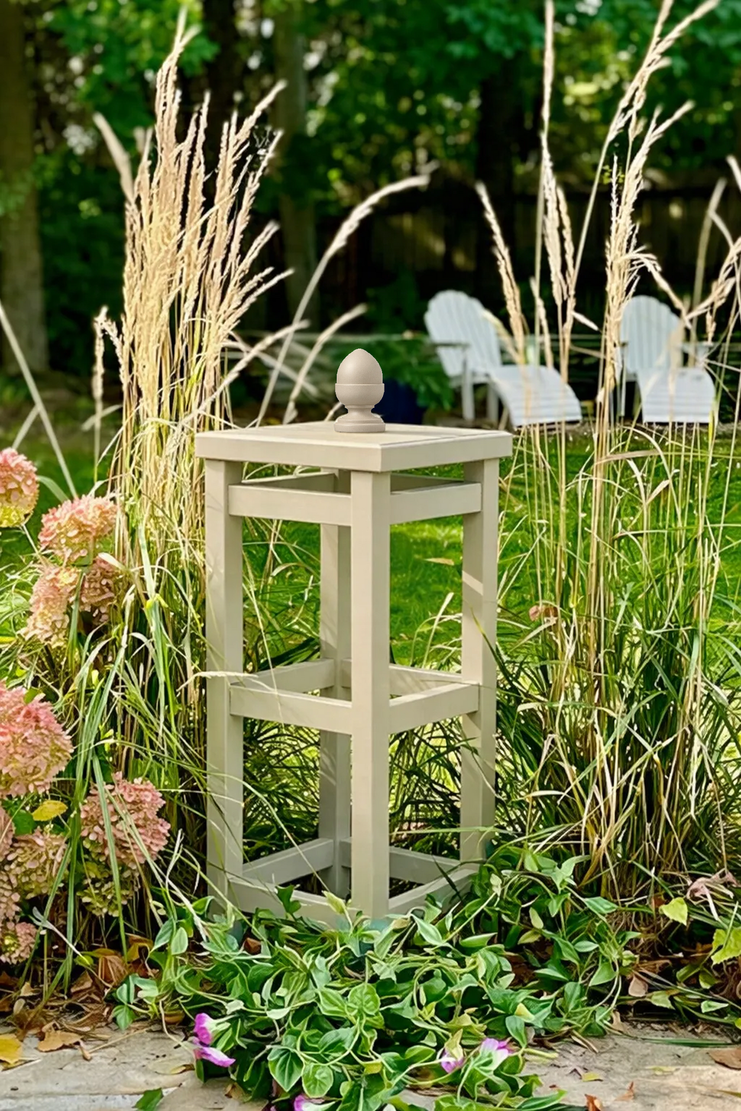 Custom Cedar Obelisk