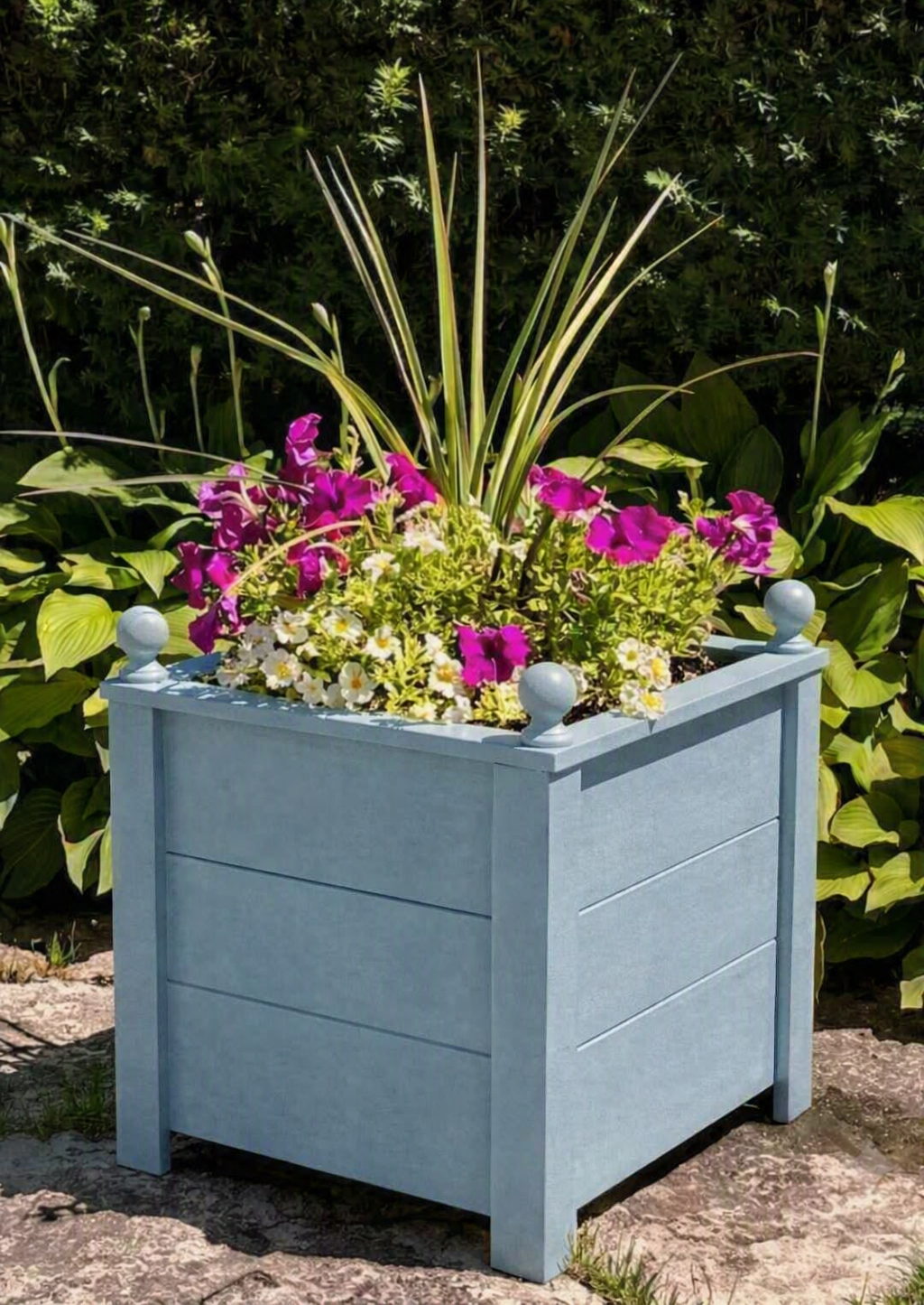 Heritage Custom Cedar Planter Box – Multiple Colors | Handcrafted for Porch & Patio